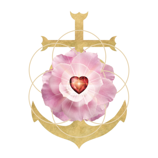 Mary Magdalene Rose Symbol 3 Rose Grail Priestess Training