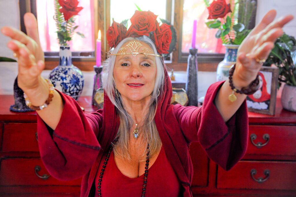 Leyolah rose priestess bio Hayley Melrose Rose Grail Priestess Training
