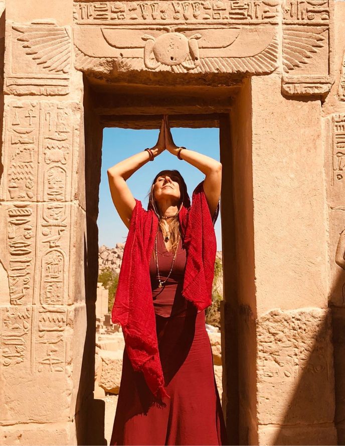 egypt solar disc Rose Grail Priestess Training
